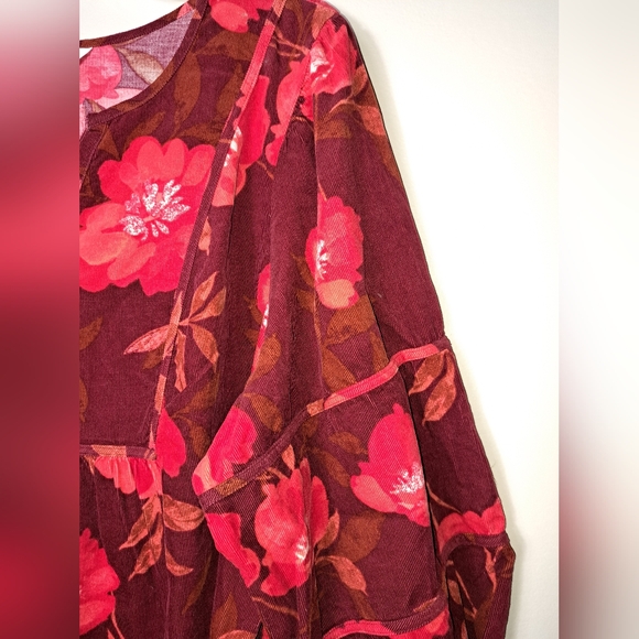 SONOMA Corduroy Balloon Sleeve Tunic Top Size 2X GUC - Picture 4 of 16